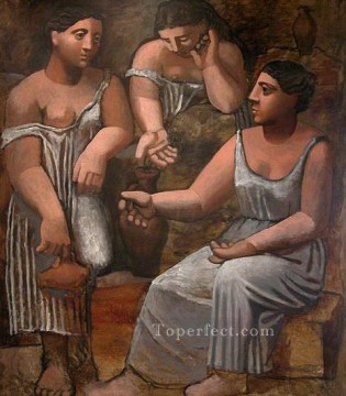 Pablo Picasso Painting - Tres mujeres en la fuente 1921 cubista Pablo Picasso